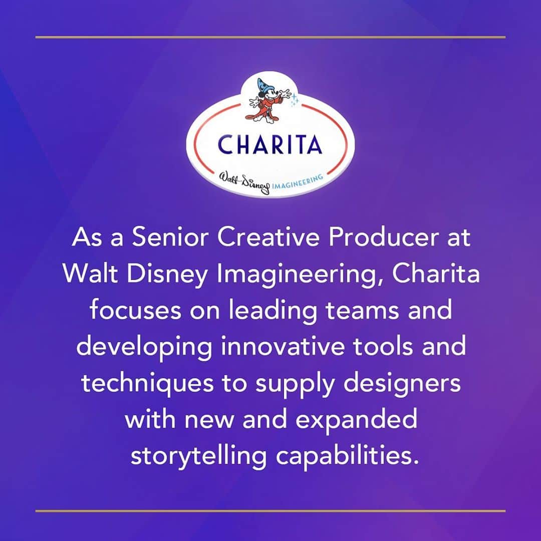 Disneyさんのインスタグラム写真 - (DisneyInstagram)「"When you go for it, you really can’t lose because everything you experience and go through serves to make you better and closer to realizing your dreams." –Charita Carter, Senior Creative Producer at @waltdisneyimagineering」8月6日 2時59分 - disney