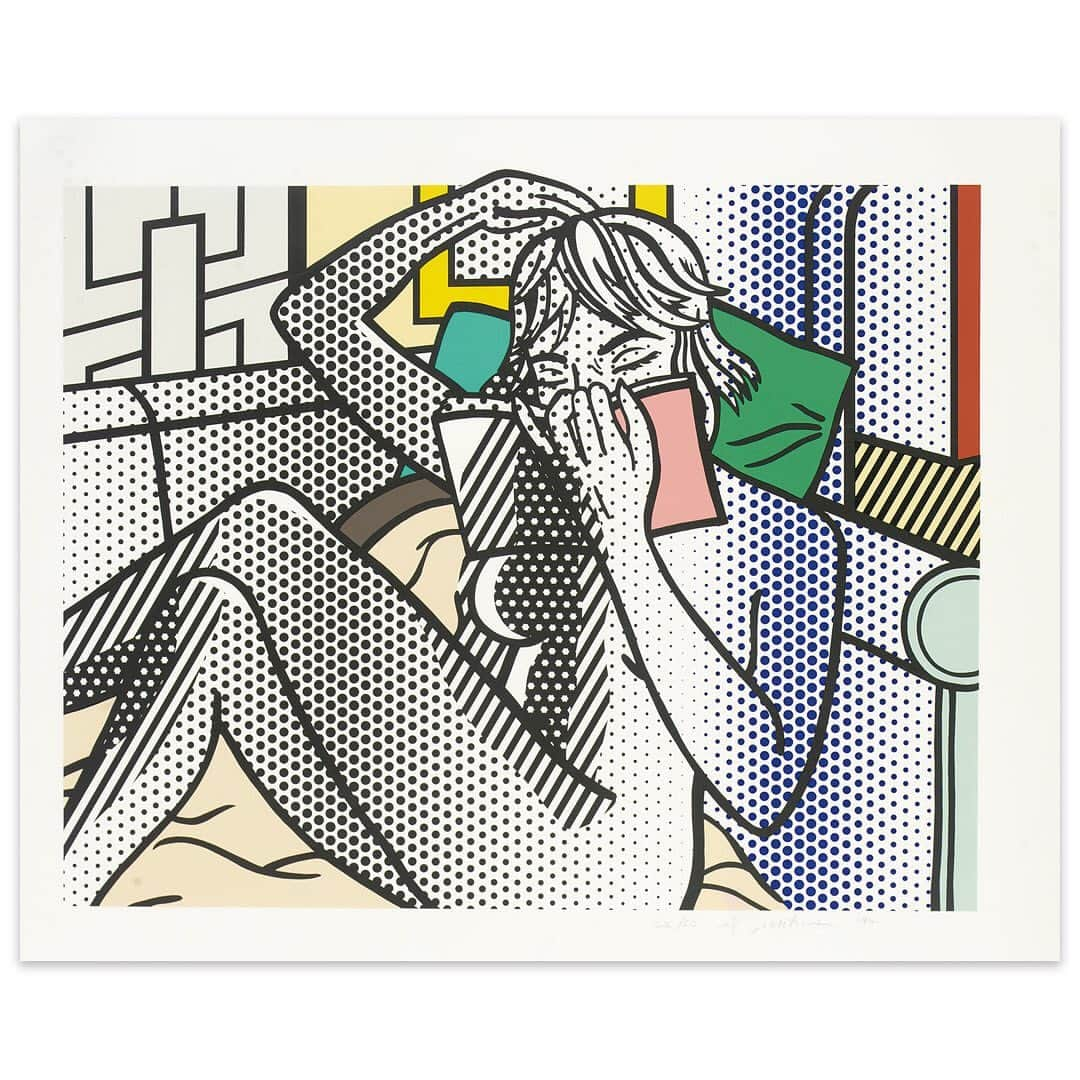 クリスティーズさんのインスタグラム写真 - (クリスティーズInstagram)「'Nude Reading', offered for private sale, is part of Roy Lichtenstein's celebrated Nudes series, in which the Pop artist tackled one of art history's most enduring genres.⠀ .⠀ Printed in the mid 1990s, Lichtenstein's career came full circle with Nudes as the 20 prints saw him return to the comic-book heroines that helped propel him to fame — and the forefront of the Pop art movement — in the early 1960s.⠀ .⠀ 📍'Nude Reading' is available now via Christie's Private Sales. Follow link in bio for online viewing rooms or view in person at Christie's King Street, London until early September.⠀ .⠀ Roy Lichtenstein (1923-1977). 'Nude Reading', 1994. Price on request.⠀ .⠀ #christiesprivatesales #roylichtenstein #popart #popartist #contemporaryart #art #artist」8月6日 3時46分 - christiesinc