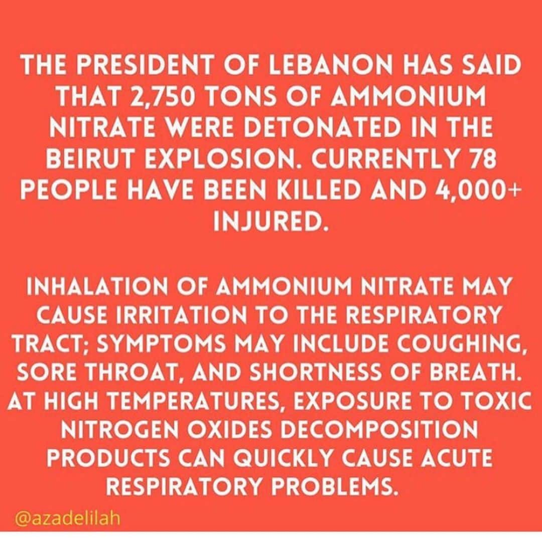 デュア・リパさんのインスタグラム写真 - (デュア・リパInstagram)「Lebanon is on its knees and needs us more than ever. Yesterday's explosion in Beirut devastated the city and sent shockwaves around a country that is already in the midst of political unrest, economic crisis and famine. We have to come together to help. Please donate if you can and share this information. rp: @najwazebian 🇱🇧 ❤️🙏🏼 Update: there is no need for blood donations right now thanks to all the hero volunteers.」8月6日 5時12分 - dualipa