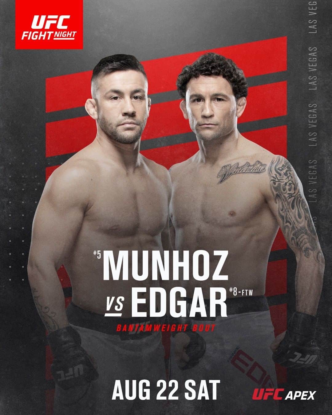 UFCさんのインスタグラム写真 - (UFCInstagram)「Coming soon! 🍿 Munhoz-Edgar takes the main event slot of #UFCVegas7 w/ Romero-Hall joining the action.」8月6日 6時28分 - ufc