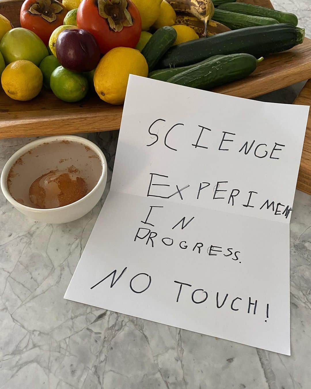 ジェニファー・ガーナーさんのインスタグラム写真 - (ジェニファー・ガーナーInstagram)「Our fifth “naked egg” of quarantine - an egg and some vinegar - the fun never stops around here. I don’t know why this science experiment holds up, but I get the message— NO TOUCH! #donttellthechickens 😬」8月6日 7時15分 - jennifer.garner