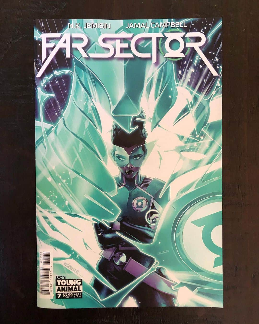 ジェラルド・ウェイのインスタグラム：「Two new Young Animal releases today - Far Sector Issue 7 and the Collapser 1 - 6 collection are online and in shops now!  #dcyounganimal #dccomics #farsector #collapser」