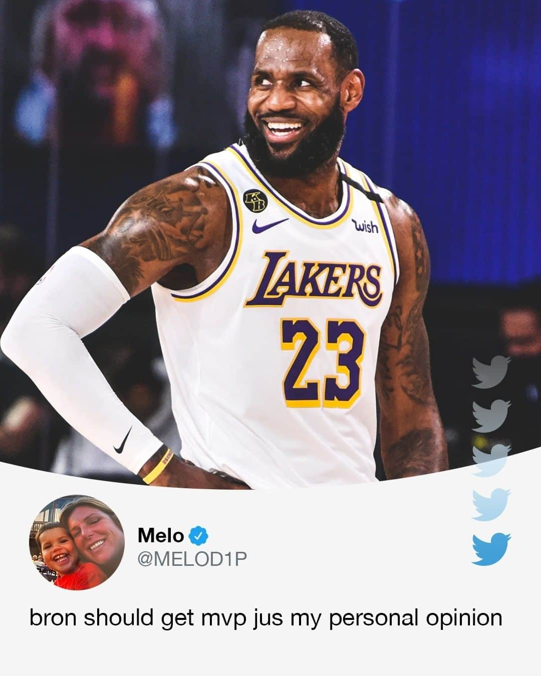 espnさんのインスタグラム写真 - (espnInstagram)「@melo's picking Bron for MVP this year.」8月6日 8時18分 - espn