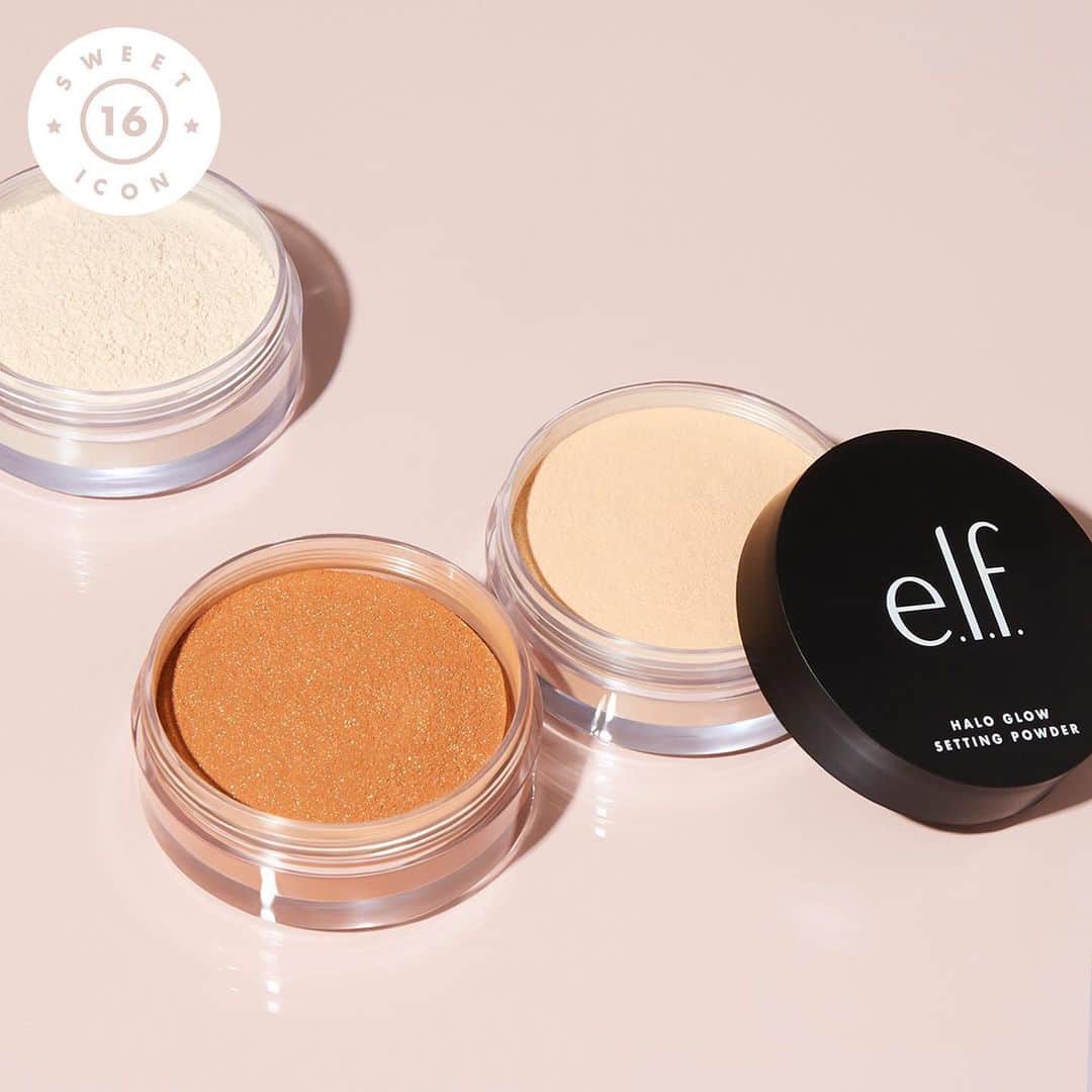 e.l.f.さんのインスタグラム写真 - (e.l.f.Instagram)「Introducing e.l.f. ICON 5 of 16🏆 Our Halo Glow Setting Powder!  Why it is an icon: ✨Formulated to keep shine at bay and ensure makeup looks and feels fresh throughout the day 💫Silky, weightless texture ✨Blurring, soft-focus finish 💫Finely-milled synthetic sapphire particles ✨Helps fine lines, and blur imperfections  Shades: Light, Medium, Deep, Light Pink, Medium Beige, Tan.   Shop now (and don't forget to sign up for our Beauty Squad Loyalty Program) to earn triple points on our e.l.f. icons, all month long 🙌 #eyeslipsface #elfingamazing #elfcosmetics #crueltyfree #vegan」8月6日 9時15分 - elfcosmetics