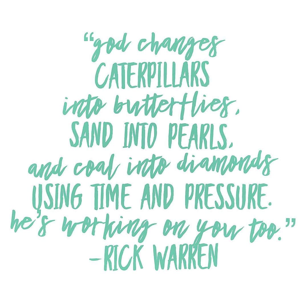 ブリアンナ・ブラウンさんのインスタグラム写真 - (ブリアンナ・ブラウンInstagram)「“God changes caterpillars into butterflies, sand into pearls, and coal into diamonds using TIME and PRESSURE.  He’s working on YOU TOO.” -Rick Warren  Trust the Process!!! Love this quote! 💜👊🏽  #goodquotes #quotestoliveby #instagoodness #rickwarren #wednesdaymotivation #trusttheprocess」8月6日 9時41分 - briannabrownkeen