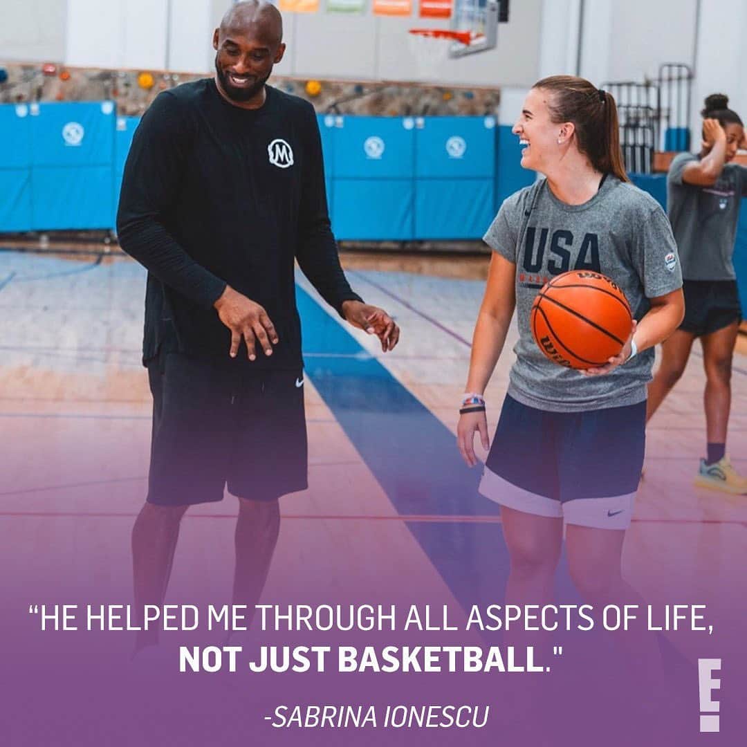 E! Onlineさんのインスタグラム写真 - (E! OnlineInstagram)「Picked first in the #WNBA 2020 draft, Sabrina Ionescu opened up about her ultimate goal while also keeping Kobe Bryant in mind. ❤️ What she had to say about her late mentor is at the link in our bio. (📷: Instagram)」8月6日 9時46分 - enews