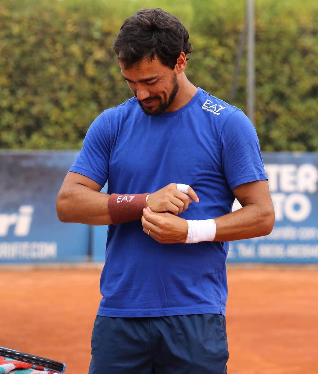 ファビオ・フォニーニのインスタグラム：「Daily routine 🎾」