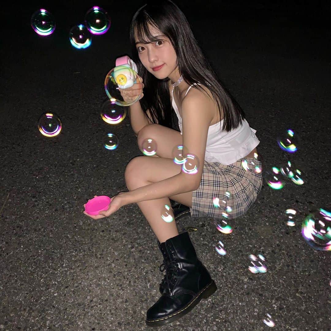 川畑綾理のインスタグラム：「ｱｵﾊﾙかよ⁇☺︎ . . . #アオハル #jkブランド #ljk #高校生 #エモい #しゃぼん玉 #dm #l4l #f4f #いいね返し #フォロー返します #いいねした人で気になった人フォロー #韓国好きな人と繋がりたい #写真好きな人と繋がりたい #服好きな人と繋がりたい #美男美女と繋がりたい #インスタ加工 #自撮り #作品撮りモデル #撮影モデル依頼 #ポートレート #被写体になります #サロンモデル #サロンモデル希望 #좋아요반사#선팔하면맞팔#오오티디 #シブサンプロジェクト #シブサン #プラチナムプロダクション」