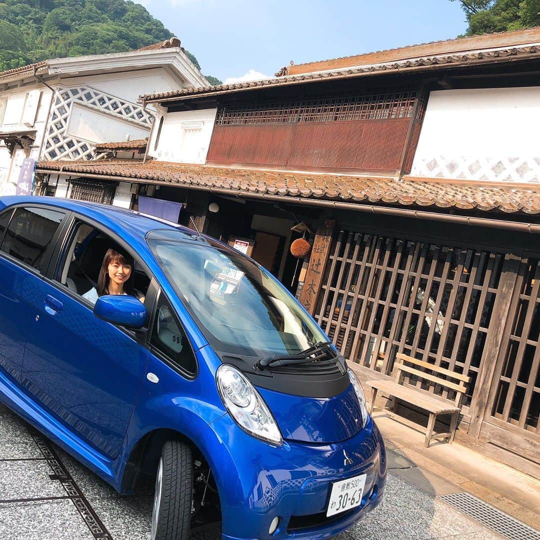 のインスタグラム：「EVでエコ旅🚙  今日のななスパでは、 環境に優しい電気自動車アイ・ミーブの乗り心地を 総社市内を巡りながらご紹介しました！ パンは #ロジック  スフレパンケーキは #パティスリーシエルブルー  明日は「のれん」がシンボルの 真庭市勝山町並み保存地区をドライブです✨ ベンガラの絞り染め体験や、 オーガニックの生石けんをご紹介しますよ🌱  放送は明日夕方5時〜ななスパ(テレビせとうち7ch)  岡山県が県民を対象に電気自動車を無料で貸し出す 「EVでGOまずは1週間!!」は 8月11日(火)まで募集しています！ ぜひ実際に乗り心地を体感してみてください😊  #EVでGO #電気自動車 #三菱 #アイミーブ #環境に優しい #エコ旅 #明日は真庭市 #勝山町並み保存地区 #のれんが揺れる街 #ベンガラ絞り体験 #マツリカサボン #生石けん #自然 #ななスパ #わたしのピリリ」