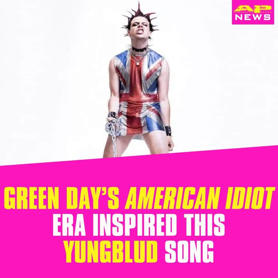 Alternative Pressさんのインスタグラム写真 - (Alternative PressInstagram)「@yungblud reveals how @greenday’s ‘American Idiot’ era heavily inspired this song of his ⁠ LINK IN BIO⁠ .⁠ .⁠ .⁠ #yungblud #greenday #americanidiot #greendayamericanidiot #strawberrylipstick #yungbludstrawberrylipstick #alternativepress #altpress」8月6日 13時30分 - altpress