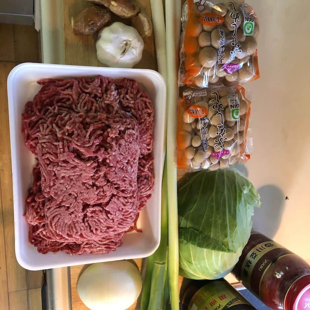 セイン・カミュさんのインスタグラム写真 - (セイン・カミュInstagram)「Daddy’s cooking 😋 Tonight’s dinner is Chinese sweet and spicy miso stir fry ❣️中華風肉そぼろ❗️ #thanecamus #chinese #mincedmeat #healthyfood #yummy #yummyfood #soboro #bonapetit #kidsloveit」8月6日 14時37分 - thanecamus