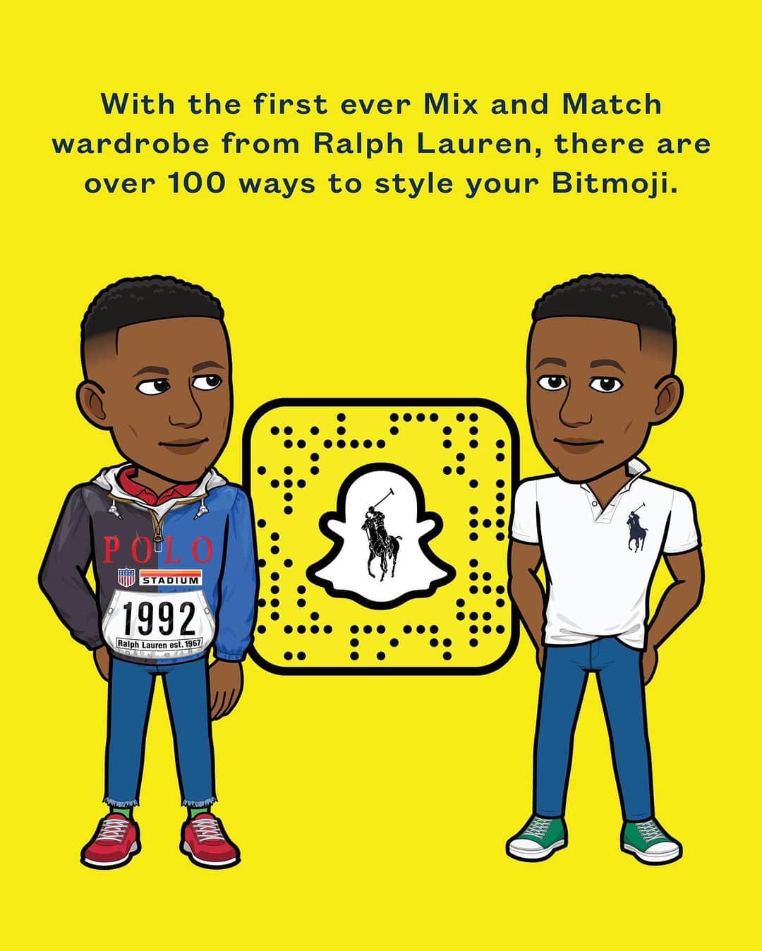Polo Ralph Laurenさんのインスタグラム写真 - (Polo Ralph LaurenInstagram)「The Ralph Lauren x Bitmoji Collection lets you experience the world of @RalphLauren in an entirely new way.   Now for the first time, you can customize your own #RLBitmojiLooks via the link in bio, where you’ll discover more than 100 ways to style some of our most iconic looks exclusively through our Mix and Match wardrobe.  #PoloRalphLauren #RLBitmoji」8月6日 20時50分 - poloralphlauren