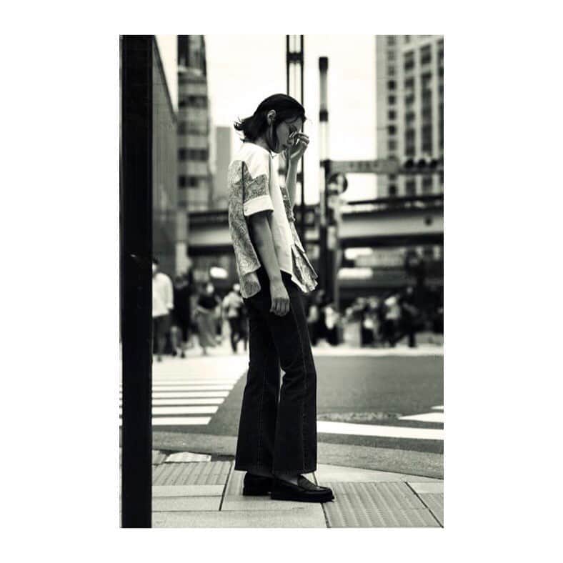 のインスタグラム：「New F20 Collection Patchwork shirt featured in @who.is.magazine Japan 👅 Photo -> TAIGA」