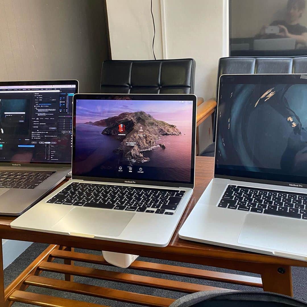 のインスタグラム：「今日は映像制作会社の社長さんと、打ち合わせ&macの勉強会。いろいろ教えてもらったー♪」
