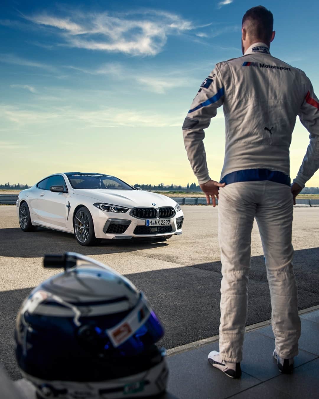BMWのインスタグラム：「The difference between something good and something great is attention to detail. The BMW M8 Coupé with M Performance Parts. #TheM8 #BMW #M8 @BMWM #MPerformance __ BMW M8 Coupé: Fuel consumption in l/100 km (combined): 10.6. CO2 emissions in g/km (combined): 242. Further information: www.bmw.com/disclaimer. Acceleration (0-100 km/h): 3.3 s. Power: 441 kW, 600 hp, 750 Nm. Top speed (limited): 250 km/h.」