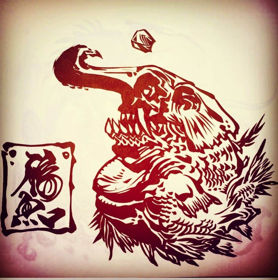 雨宮慶太さんのインスタグラム写真 - (雨宮慶太Instagram)「福魚   #dragon #monster #dotart  #japan  #Asia  #doddle  #sketch #woman #fairy #creature #p encil #draw  #drawing #instagood #draw #art  #illust  #illustration #garo #keitaamemiya」8月6日 17時44分 - keitaamemiya