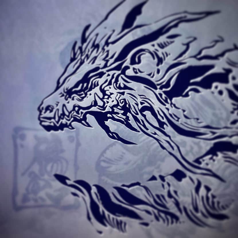 雨宮慶太さんのインスタグラム写真 - (雨宮慶太Instagram)「筆竜   #dragon #monster  #sketch #creature #monster #dotart  #japan  #Asia  #doddle  #sketch #woman #fairy #creature #pencil #draw  #drawing #instagood #draw #art  #illust  #illustration #garo #keitaamemiya」8月6日 17時50分 - keitaamemiya
