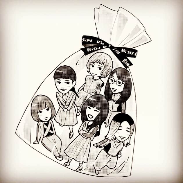 櫻井リヤのインスタグラム：「今月の音楽と人はBiSHさんです #音楽と人#bish」