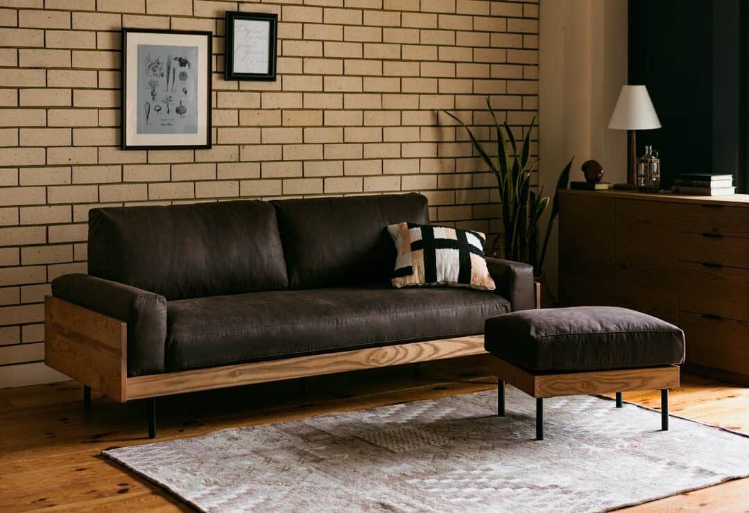 unico TREL(トレル) 3シーター カバー ダークブラウン