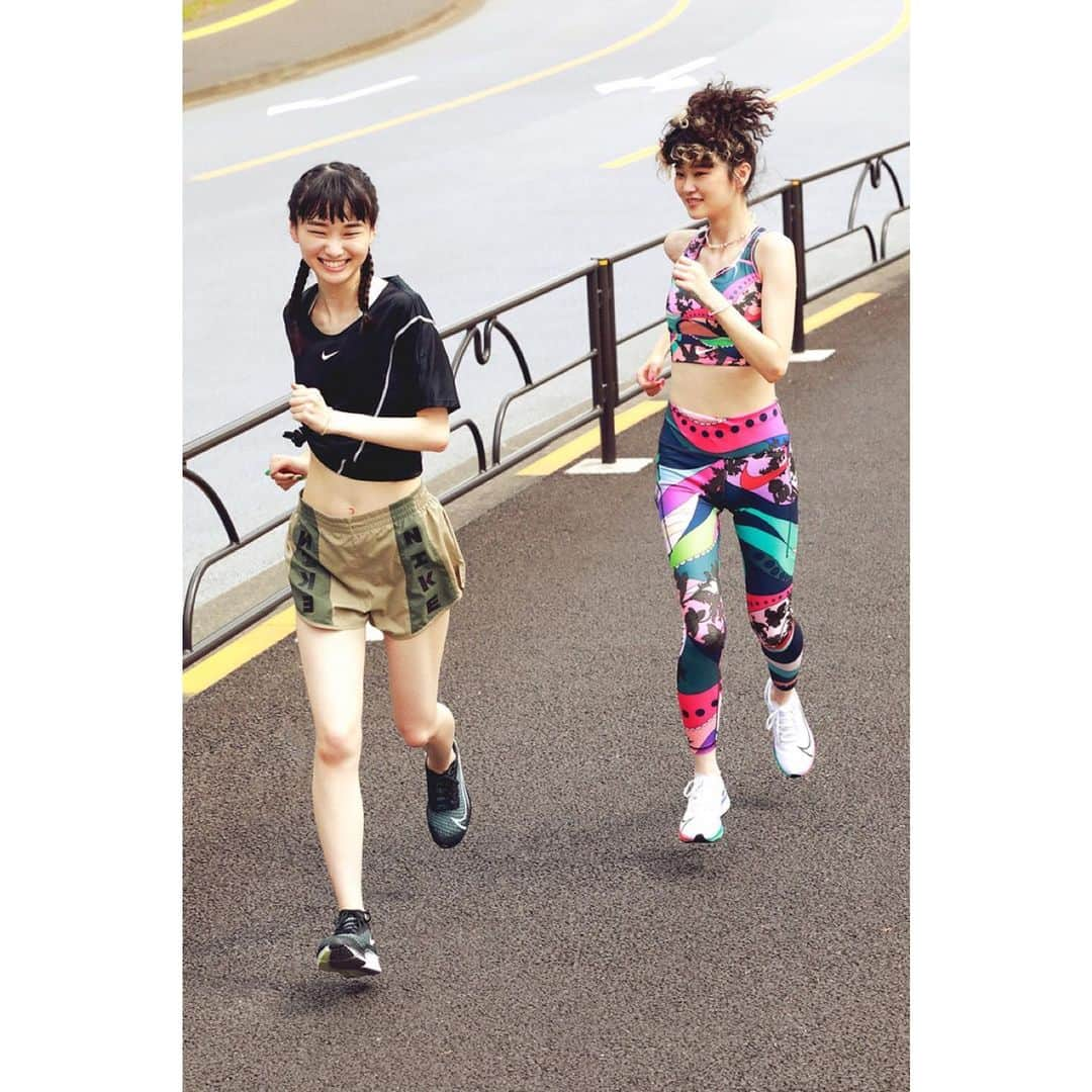 月山京香さんのインスタグラム写真 - (月山京香Instagram)「. 🌈🍀🌈🍀ELLE girl × NIKE 🌈🍀🌈🍀﻿ ﻿ 環境問題が顕著にあらわれてる中、﻿ NIKEのスタイルは地球への優しさとおしゃれの両立を﻿ 教えてくれます！﻿ いつもの生活に取り入れてみてね☺︎﻿ もちろん記事もチェックしてね！﻿ ﻿ thx @ellegirl_jp and @niketokyo :) ﻿ #ELLEgirl #nike」8月6日 19時01分 - i_am_kyoka_yade