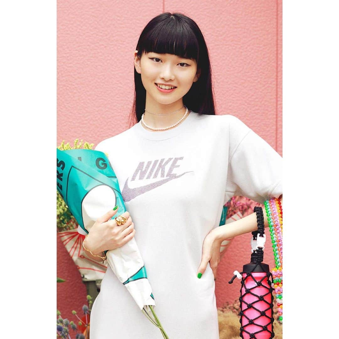 月山京香さんのインスタグラム写真 - (月山京香Instagram)「. 🌈🍀🌈🍀ELLE girl × NIKE 🌈🍀🌈🍀﻿ ﻿ 環境問題が顕著にあらわれてる中、﻿ NIKEのスタイルは地球への優しさとおしゃれの両立を﻿ 教えてくれます！﻿ いつもの生活に取り入れてみてね☺︎﻿ もちろん記事もチェックしてね！﻿ ﻿ thx @ellegirl_jp and @niketokyo :) ﻿ #ELLEgirl #nike」8月6日 19時01分 - i_am_kyoka_yade