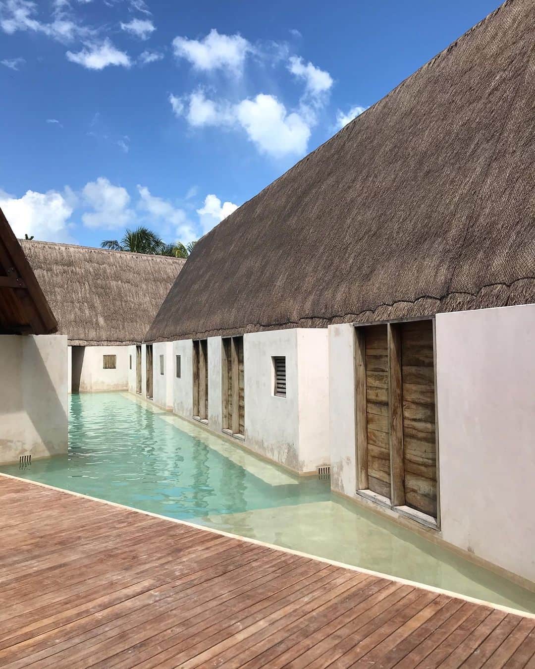 のインスタグラム：「What could be more magical than staying at @puntacaliza ?! Oh, you know, just having the entire place to ourselves! Sorry for the asshole yoga pic  but no one else was here to properly engender enough shame #influencersinthewild #islaholbox #yucatan #quintanaroo #mexico」