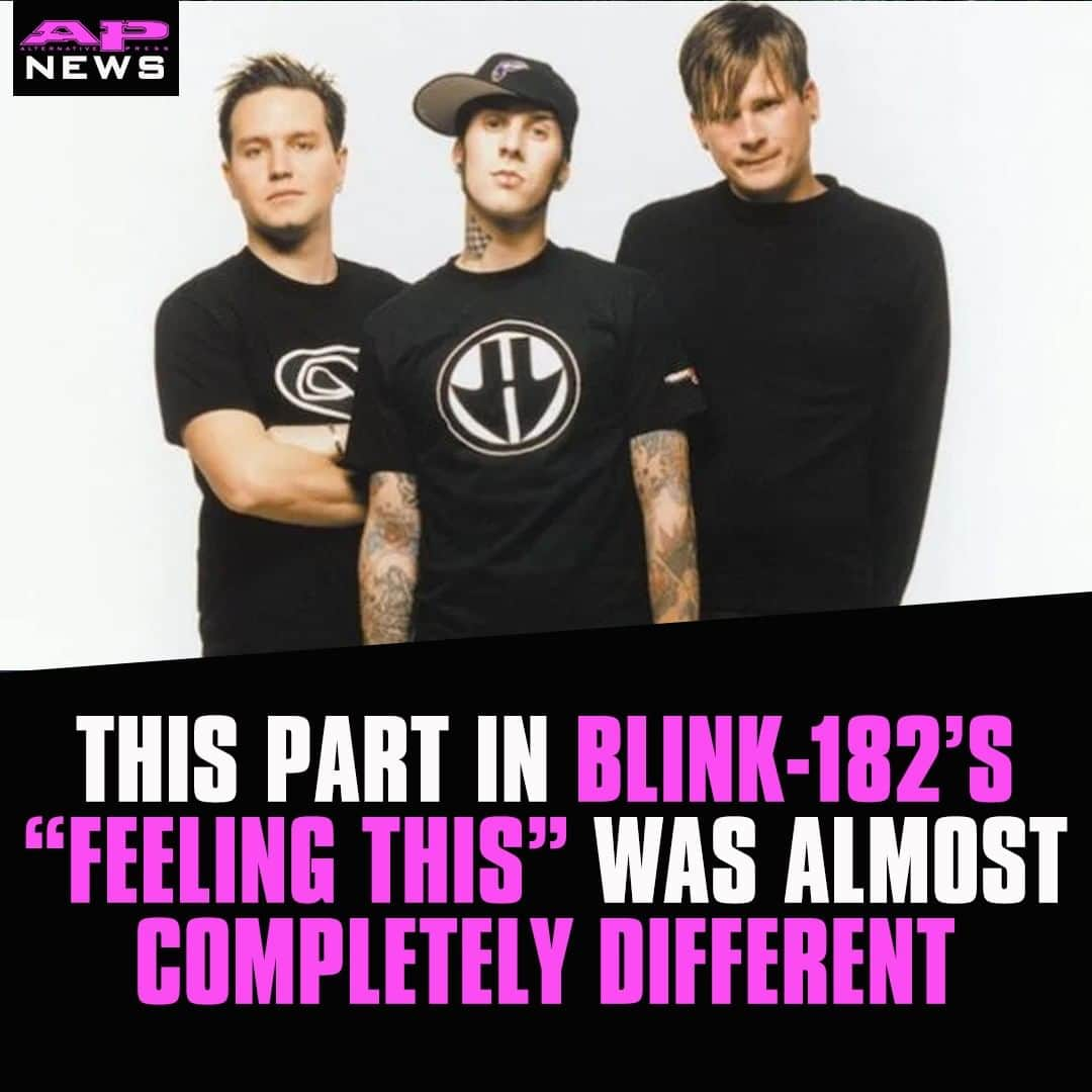 Alternative Pressさんのインスタグラム写真 - (Alternative PressInstagram)「@markhoppus says a “happy accident” in the studio inspired one particular part in @blink182’s “Feeling This” ⁠ LINK IN BIO⁠ .⁠ .⁠ .⁠ #blink182 #markhoppus #feelingthis #selftitledalbum #alternativepress #altpress」8月7日 5時30分 - altpress