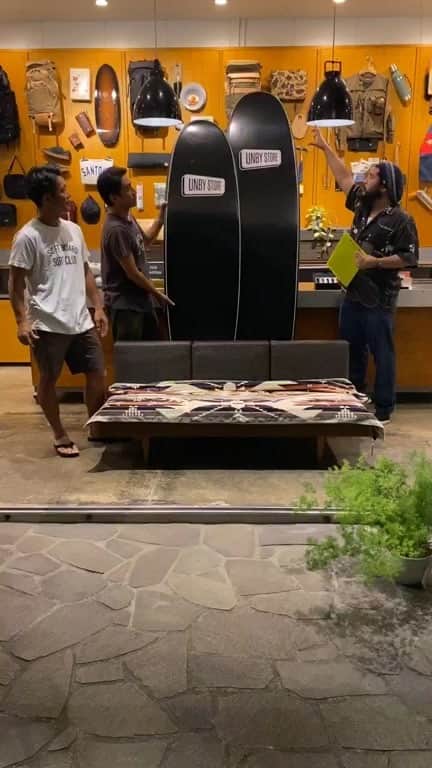 UNBY GENERAL GOODS STOREのインスタグラム：「CATCH SURFのお2人にソフトサーフボードについてご説明いただきました❗️」