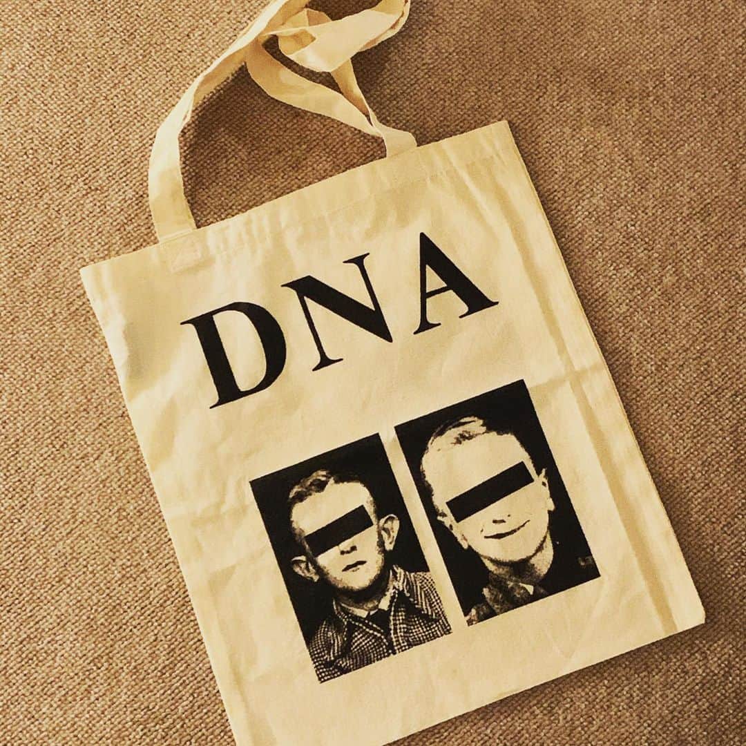 のインスタグラム：「bought a nice tote via @vivastrangeboutique   #officially #licensed #totebag #Lets #Stay #Breaking #Rules #RockNRoll #andEtc #Forever #and #StayPunkForever #with #DNA #ArtoLindsay #IkueMori #TimWright #VivaStrangeBoutique #Gallow #TheStarbems」