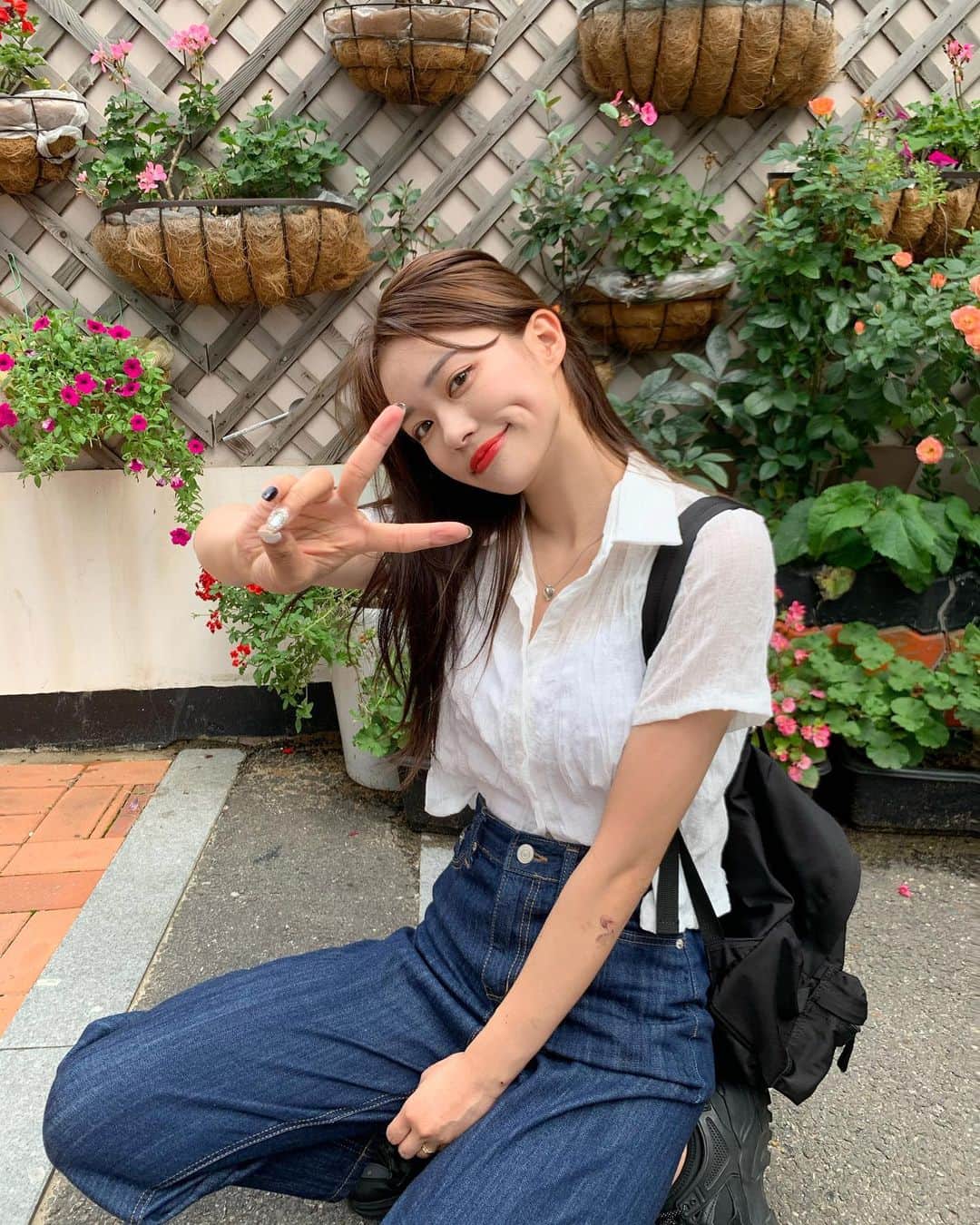 ノ・ジョンファさんのインスタグラム写真 - (ノ・ジョンファInstagram)「쁘이✌🏻」8月6日 22時06分 - ro.junghwa