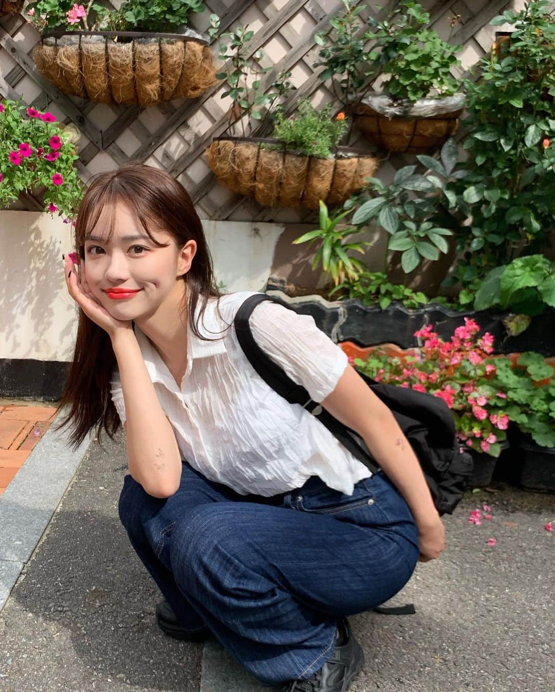 ノ・ジョンファさんのインスタグラム写真 - (ノ・ジョンファInstagram)「쁘이✌🏻」8月6日 22時06分 - ro.junghwa