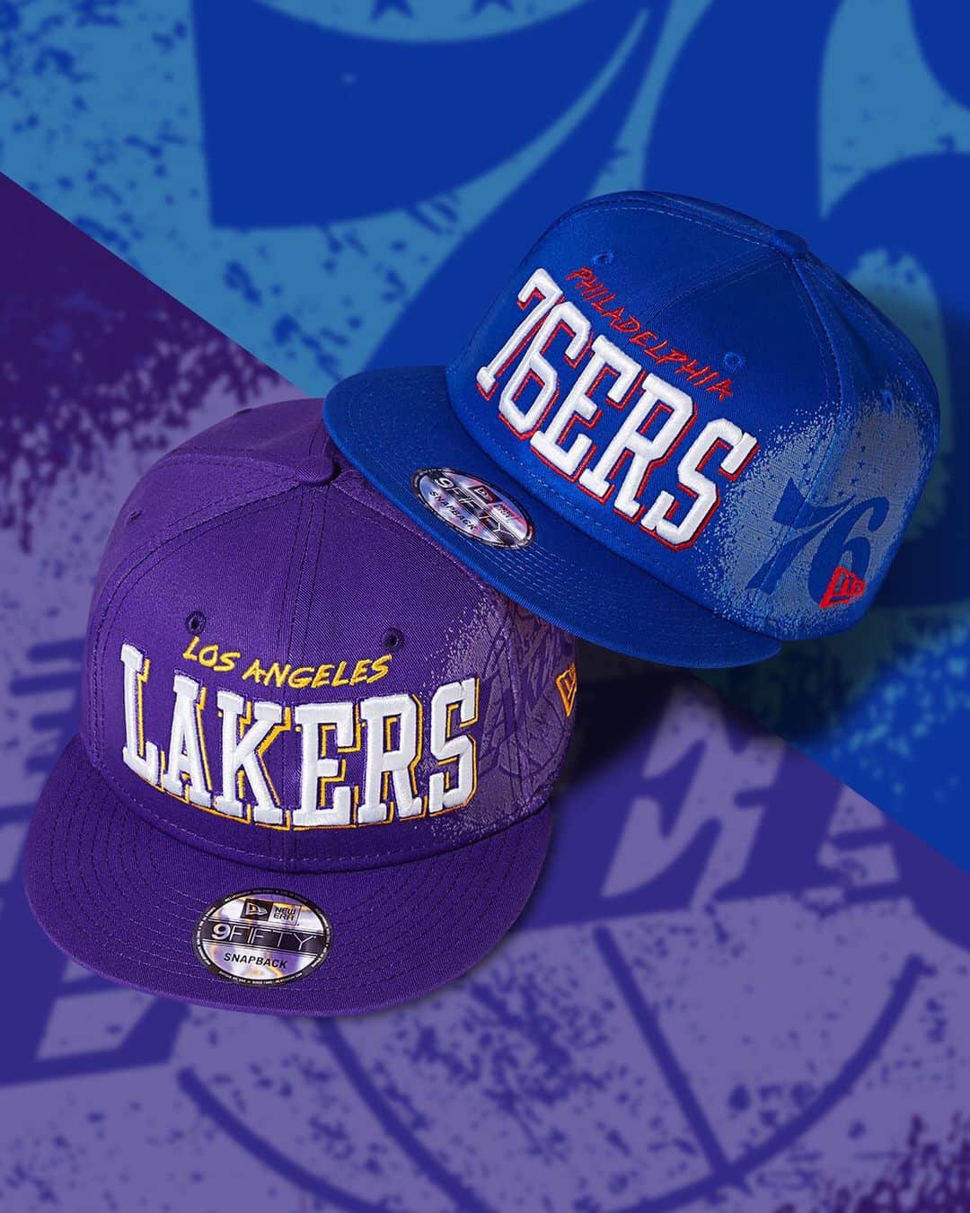 ニューエラ・キャップのインスタグラム：「Leave a lasting impression with the NBA Faded 9FIFTY. Available now in select teams at neweracap.com . Link in bio to shop」