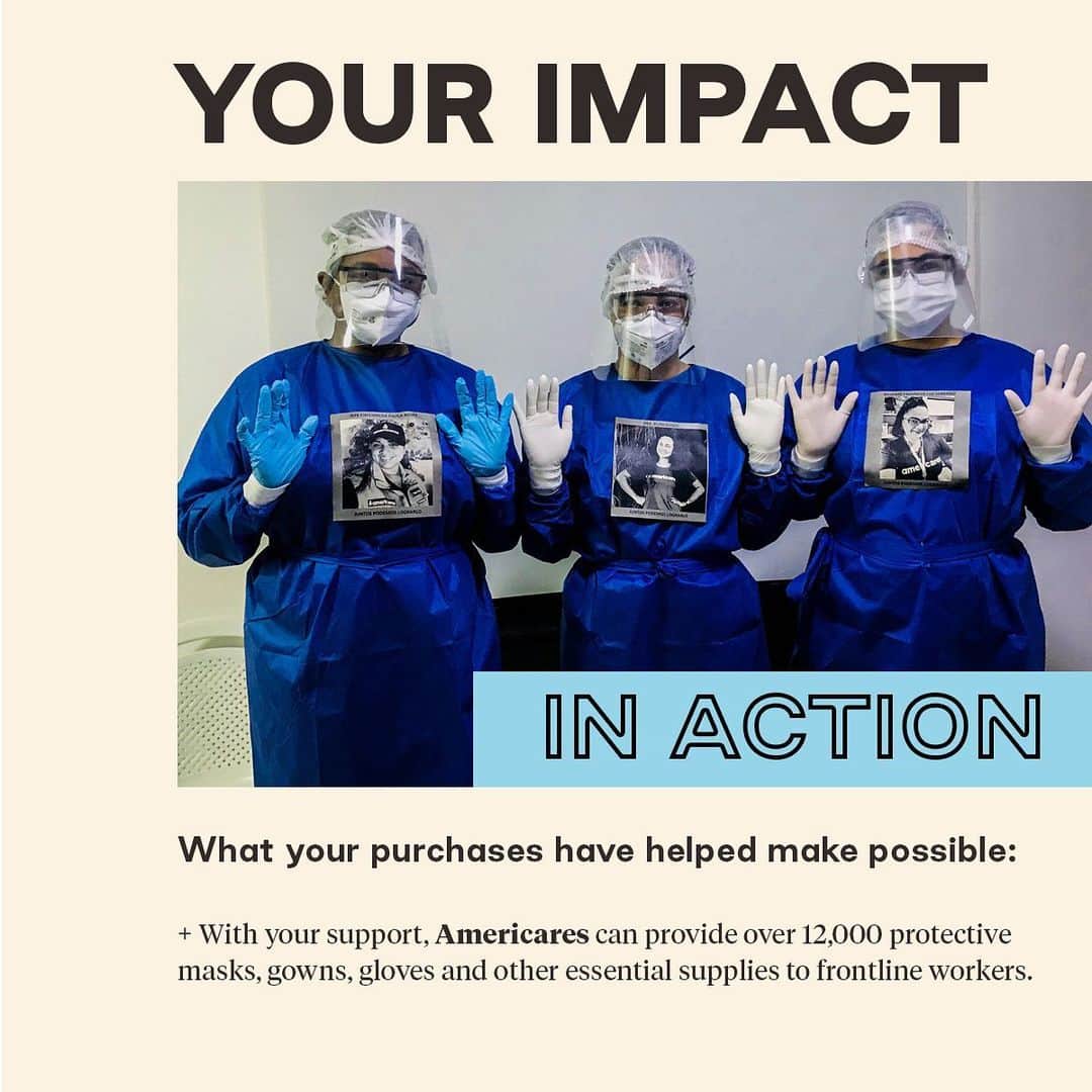 トムズシューズのインスタグラム：「Your impact in action with @americares // Learn more about the TOMS COVID-19 Global Giving Fund via link in bio.」