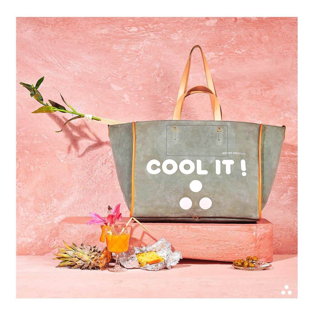 のインスタグラム：「Cool It! #JeromeDreyfussLeon . . Art Direction @carolinnerennequin Photo @pierr_antoine #jeromedreyfuss #leon #jeromedreyfussleon #rootsdeluxe #aw20」