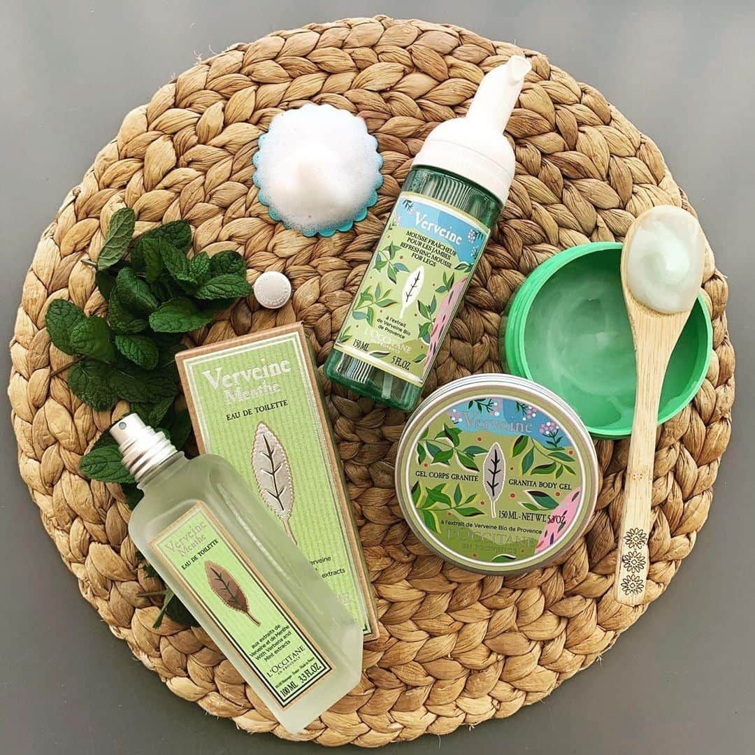 ロクシタンさんのインスタグラム写真 - (ロクシタンInstagram)「The perfect combination after a hot day: our Verbena Granita Body Gel (even more refreshing if you put it in the refrigerator!), Refreshing Mousse for Legs, and a spritz of Mint Verbena Eau de Toilette. You'll be refreshed and ready for the evening! Leave a 💚 if you've had your eye on this limited edition Verbena for summer #Regram 📸@dreams_of_lucile #LOccitane #Verbena #LimitedEdition #GranitaBodyGel #RefreshingMousse #MintVerbena #EaudeToilette #Perfume #Refreshing #Cooling #BodyCare #SelfCare #BeautyEssentials #Summer」8月7日 3時00分 - loccitane