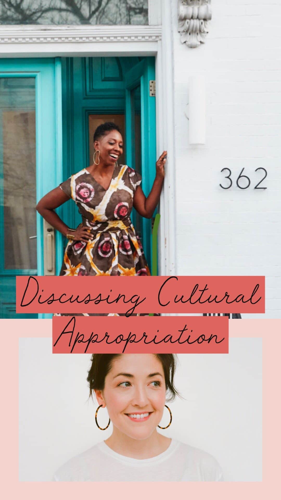 Grace Bonneyのインスタグラム：「@malene.barnett and @grace__bonney sit down to discuss cultural appropriation and ways to respectfully support cultures that are not your own. Malene also showcases some incredible textiles from Ghana, Nigeria and Togo to discuss the history and significance of those pieces. This is a MUST see talk- Malene shared so much information it was like a college course ♥️ My apologies for the bad internet connection on my end!」