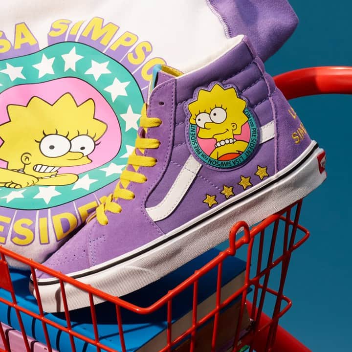 Sneaker Newsさんのインスタグラム写真 - (Sneaker NewsInstagram)「Dental plan...*Lisa needs braces*⁠ ⁠ The Simpsons x Vans officially releases on August 7th on Vans and select retailers. Hit the link in our bio for the store list!」8月7日 7時01分 - sneakernews