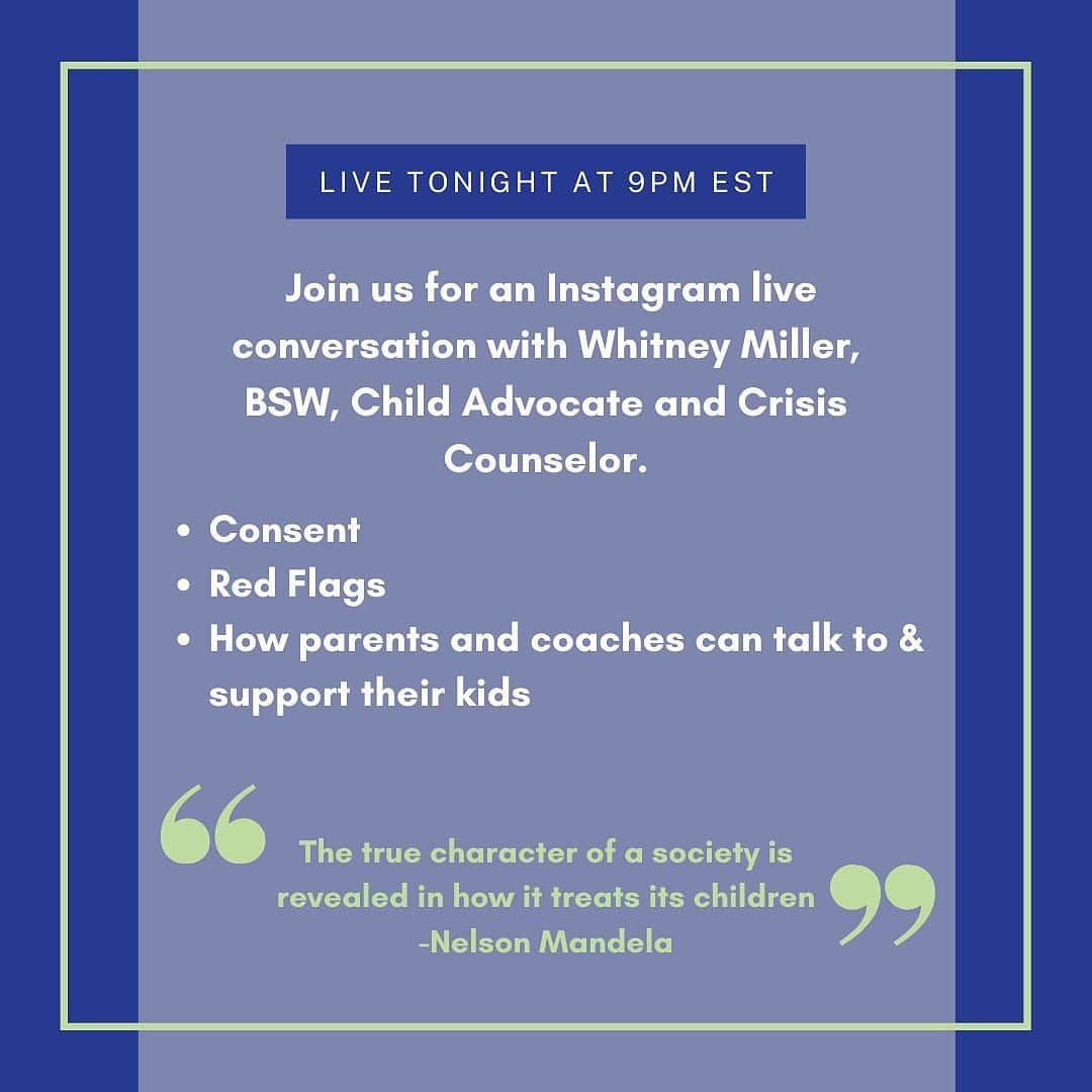 ジェシー・グラフさんのインスタグラム写真 - (ジェシー・グラフInstagram)「#repost @neighborhood_ninjas ・・・ Tune in at 9 pm est / 6pm pst to hear Whitney Miller, BSW, speak about childhood sexual abuse. She was a Family Advocate and Intake Coordinator at a Child Advocacy Center in Louisville, KY, where she provided crisis counseling to families whose children were being interviewed regarding child sex abuse allegations, and is a certified facilitator for Darkness to Light, which is a workshop to empower community members and organizations to prevent and respond to child sex abuse.   #ninjawarrior #anw #protectourchildren #anwjr #americanninjawarrior #childabuseawareness #sexualabuseawareness」8月7日 7時29分 - jessiegraffpwr