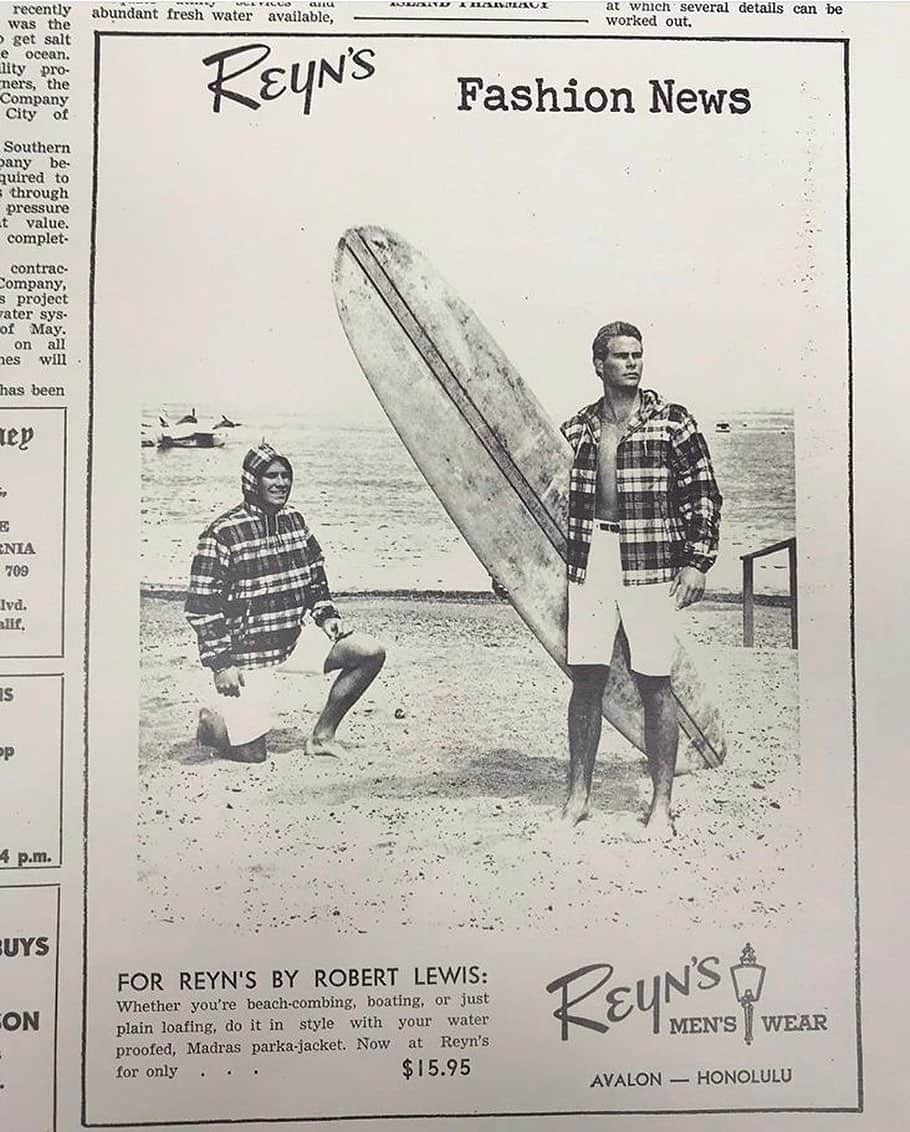 レインスプーナーさんのインスタグラム写真 - (レインスプーナーInstagram)「Catch up on Reyn’s Fashion News from 1964. Jackets for $15.95!   #tbt #reynspooner」8月7日 9時36分 - reynspooner