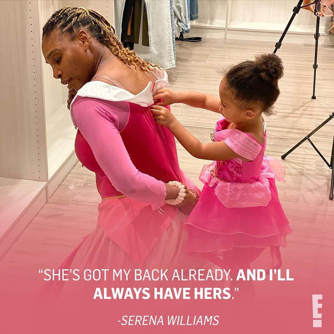 E! Onlineさんのインスタグラム写真 - (E! OnlineInstagram)「Once upon a time, Serena Williams and her daughter gave us the ultimate serve with these 😍 photos. (📷: Instagram)」8月7日 10時30分 - enews