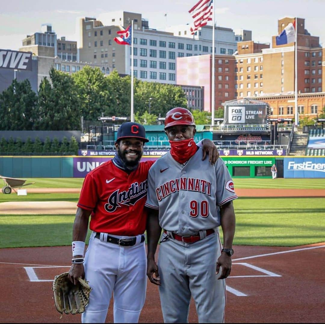 デライノ・デシールズ・ジュニアのインスタグラム：「I feel so blessed to have moments like this. ❤️❤️❤️ #tribewins #gotribe #indians #ohiocup」