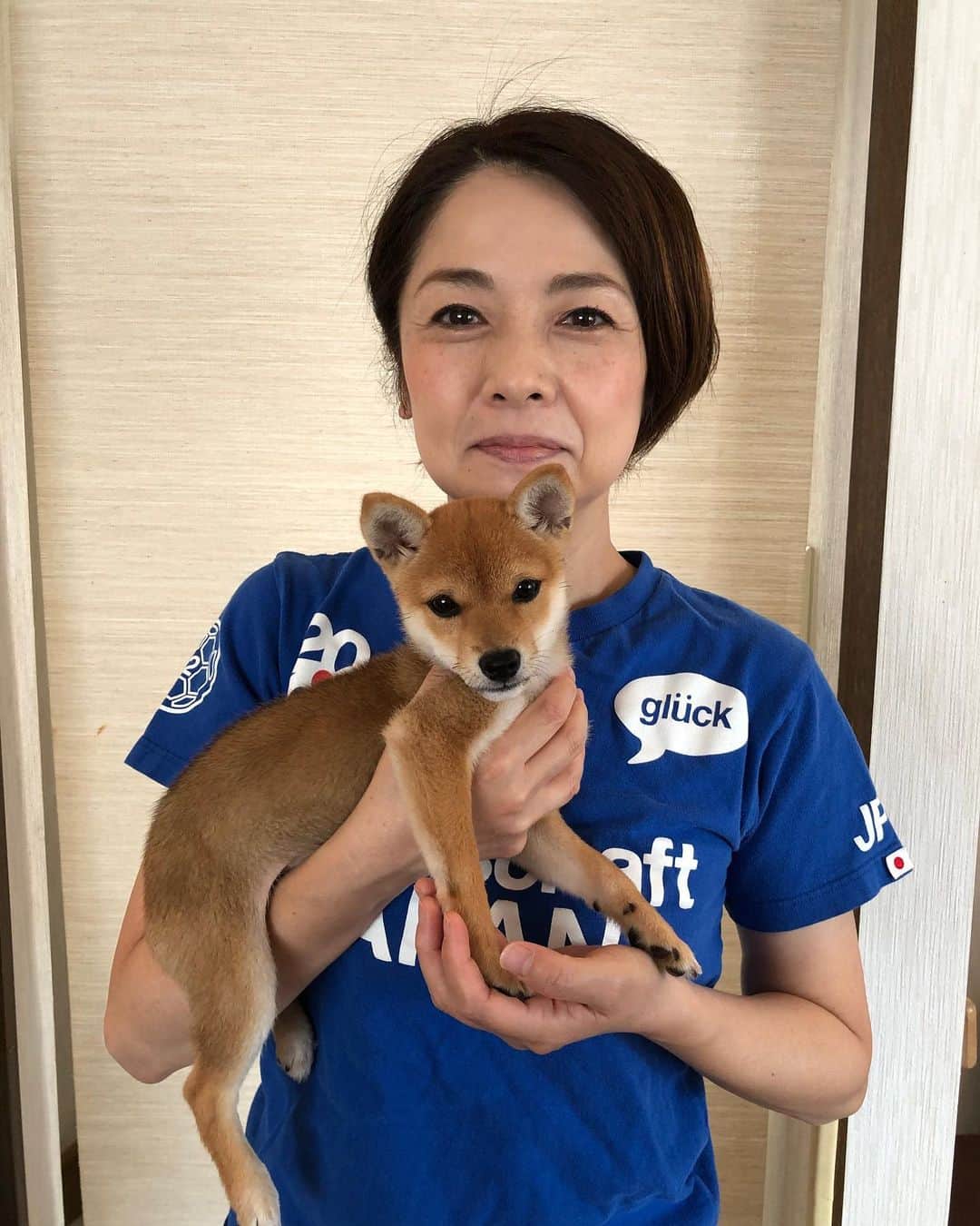 フジテレビアナウンサーのインスタグラム：「今週放送予定の#キクエがキクヨ！では 大の犬好きの小池栄子さんとわんこの能力を伸ばすおもちゃで遊びました。  実は、我が家にも二代目の柴犬が6月にやってきました。立派な柴犬に育てるぞ！  詳しくは8月8日の #めざましどようび　にて放送予定です。  #フジテレビアナウンサー #西山喜久恵」
