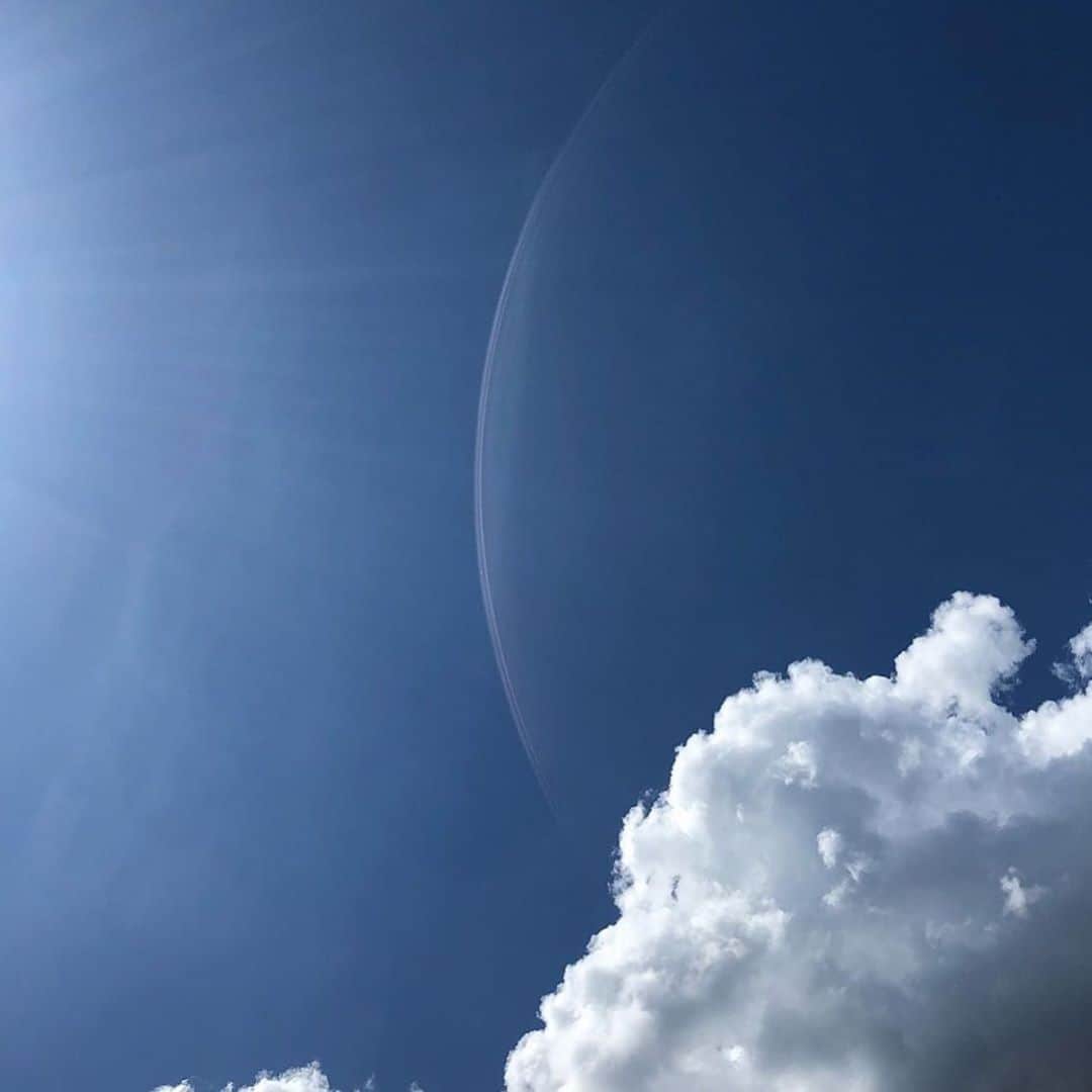 大出千尋のインスタグラム：「. 猛暑日が続きますが、今日は暦の上では立秋ですね🌕 マスクで例年より暑さが倍増なので、皆さんも水分補給して、過ごして下さいね💛 . #夏休み」