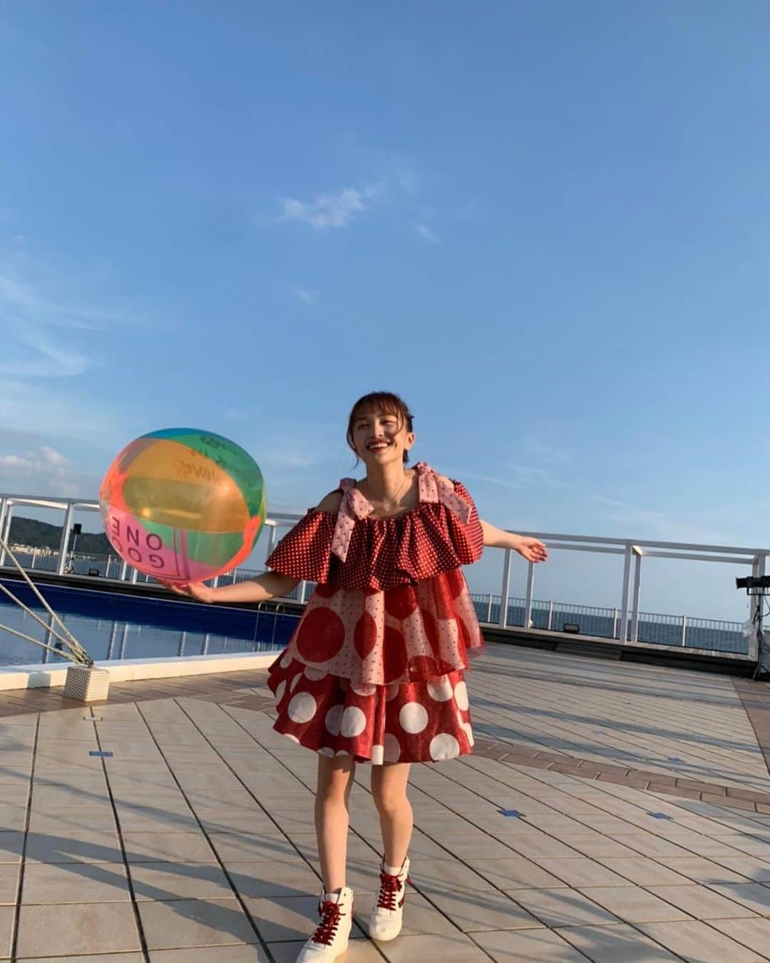 百田夏菜子さんのインスタグラム写真 - (百田夏菜子Instagram)「🔴⚪️🔴⚪️ ・ #ももクロ夏のバカ騒ぎ」8月7日 13時19分 - kanakomomota_official