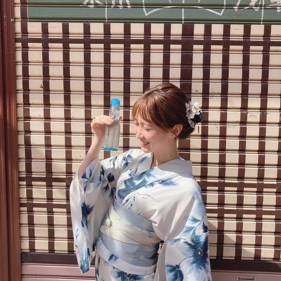 佐々木舞音さんのインスタグラム写真 - (佐々木舞音Instagram)「. 夏🎐 . #浅草　#浅草着物レンタル　#梨花和服」8月7日 23時16分 - sasaki_maine