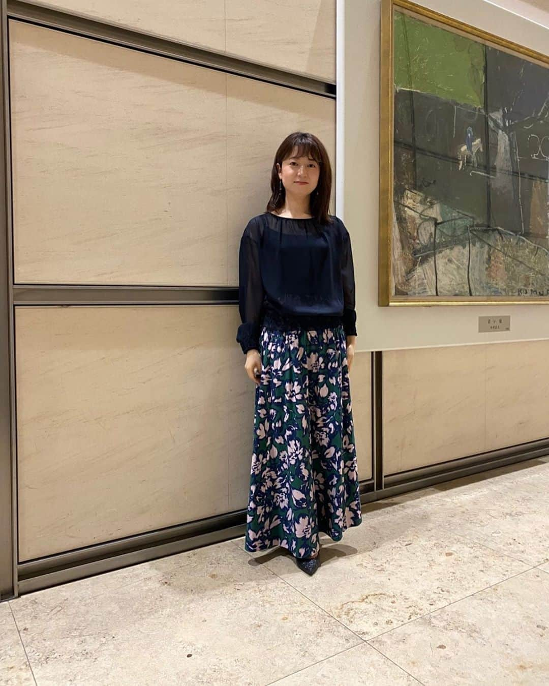 宮崎由衣子さんのインスタグラム写真 - (宮崎由衣子Instagram)「2020.08.05(水)   #日本テレビ 「 #バゲット 」#衣装  #トップス　#スカート  @tiensecoute  #tiensecoute  #日テレ #テレビ衣装 #気象予報士 #お天気キャスター #気象キャスター  #weathercaster #weatherforecaster  #今日の衣装　#きょうの衣装　#今日の服 #今日のコーデ　#今日のスタイリング  #コーディネート　#153cmコーデ  #ootd #ootdfashion #ootdstyle  #2020ss  #春コーデ　#夏コーデ　 #春服 #夏服　#fashion」8月7日 23時37分 - wm_yuitea