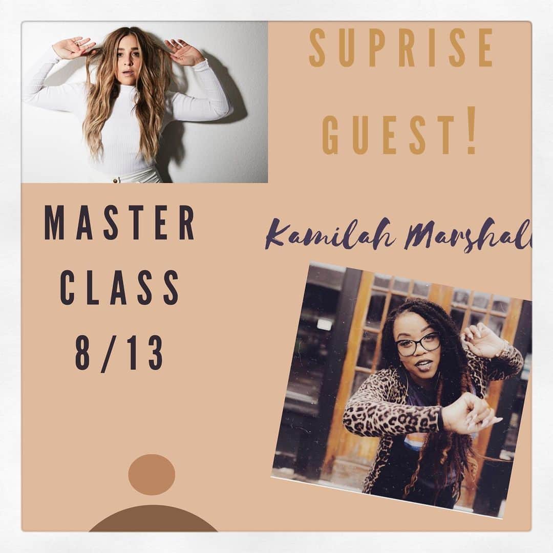 カミラ・マーシャルのインスタグラム：「HAPPIER than a KITE flyin’ high in the SKY, that my GIIIIRRL @iam_alisaunporter from (TOO MANY CREDITS TO NAME so go CHECK HER OUT) asked me to COME be a part of her MASTER CLASS. If YOU are a SINGER wanting to know how to navigate your VOICE through song with CONFIDENCE....COME JOIN US.   *August 13th  *Thursday @ 11AM PST *There are 8 spots left *DM or Email *Singwithalip@gmail.com • #alisanporter #singerlife #masterclass #theeverygirl #joinus」