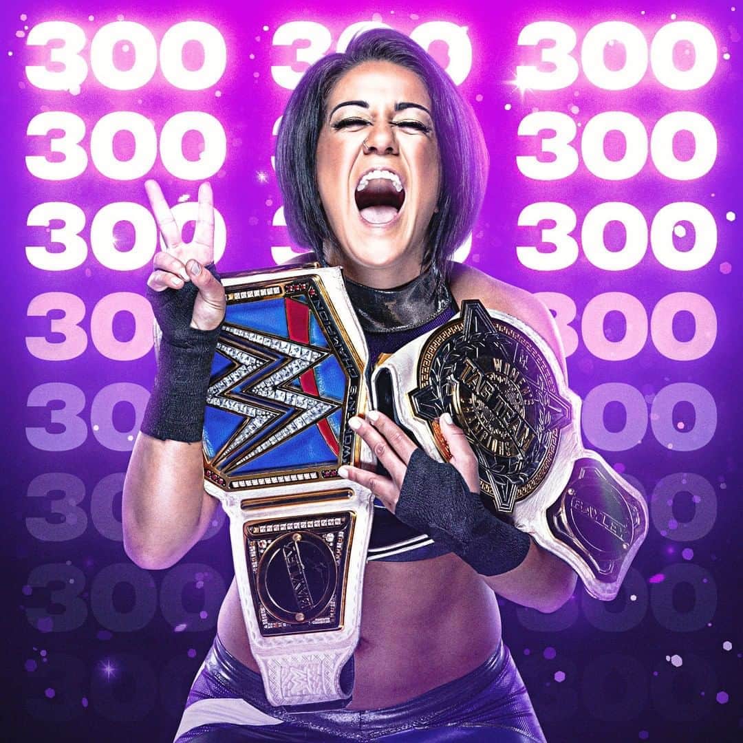 WWEさんのインスタグラム写真 - (WWEInstagram)「Your Role Model has been #SmackDown #WomensChampion for 3️⃣0️⃣0️⃣ days. Please congratulate her. @itsmebayley」8月8日 0時03分 - wwe