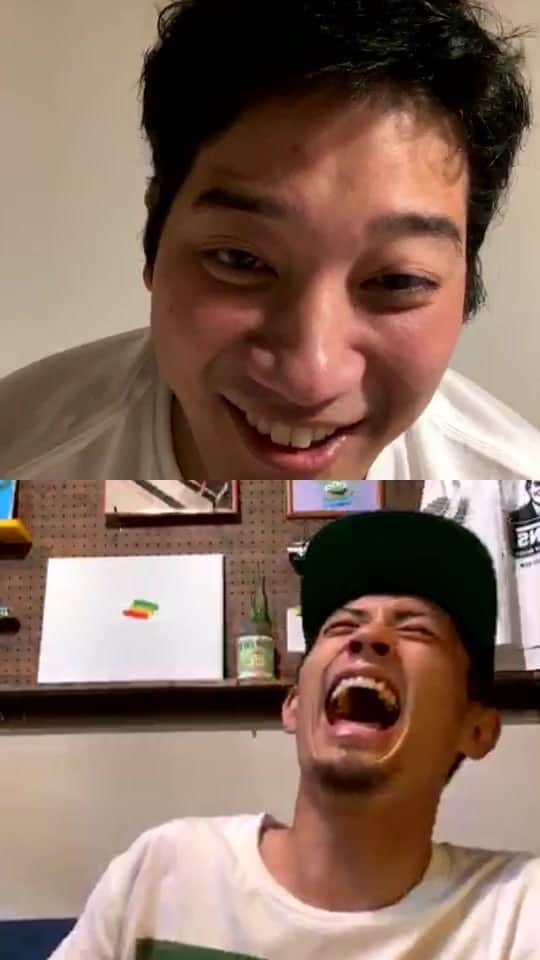 塚田裕輝のインスタグラム：「疲れた森川さんがコラボで遊びに来てくれました☺️」