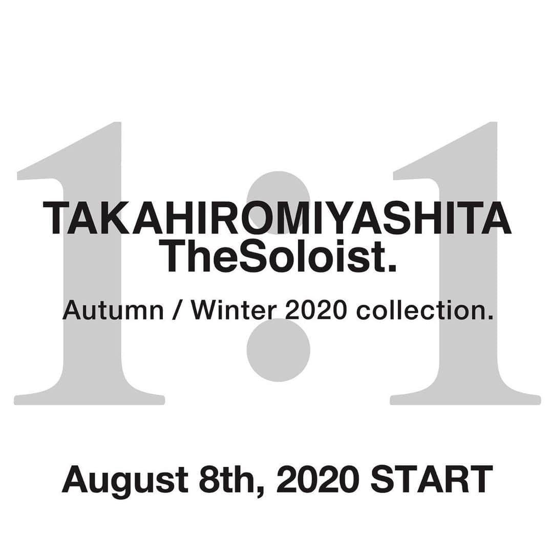 福島 理久のインスタグラム：「夜分遅くに失礼  日付変わりまして本日8/8に、TAKAHIROMIYASHITATheSoloist. Autumn/Winter 2020 collectionの立ち上がりを迎えます  個人的に、「僕、似合うな」ってコレクションです そんなんどうでもいいですよね  是非、皆さんにもご覧頂ければと思います 素敵なんです、、  渋谷パルコ2Fにてお待ち申し上げ」